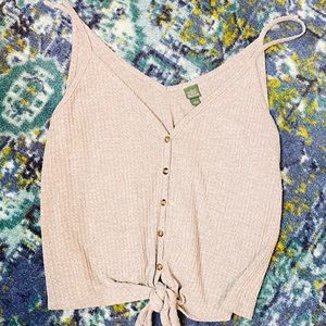 Wild Fable Grey Knit Tank Top
